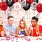 16Pcs Red Black 21st Birthday Balloons, Happy 21st Birthday Party Decorations (Red Black 21st Birthday Balloons)